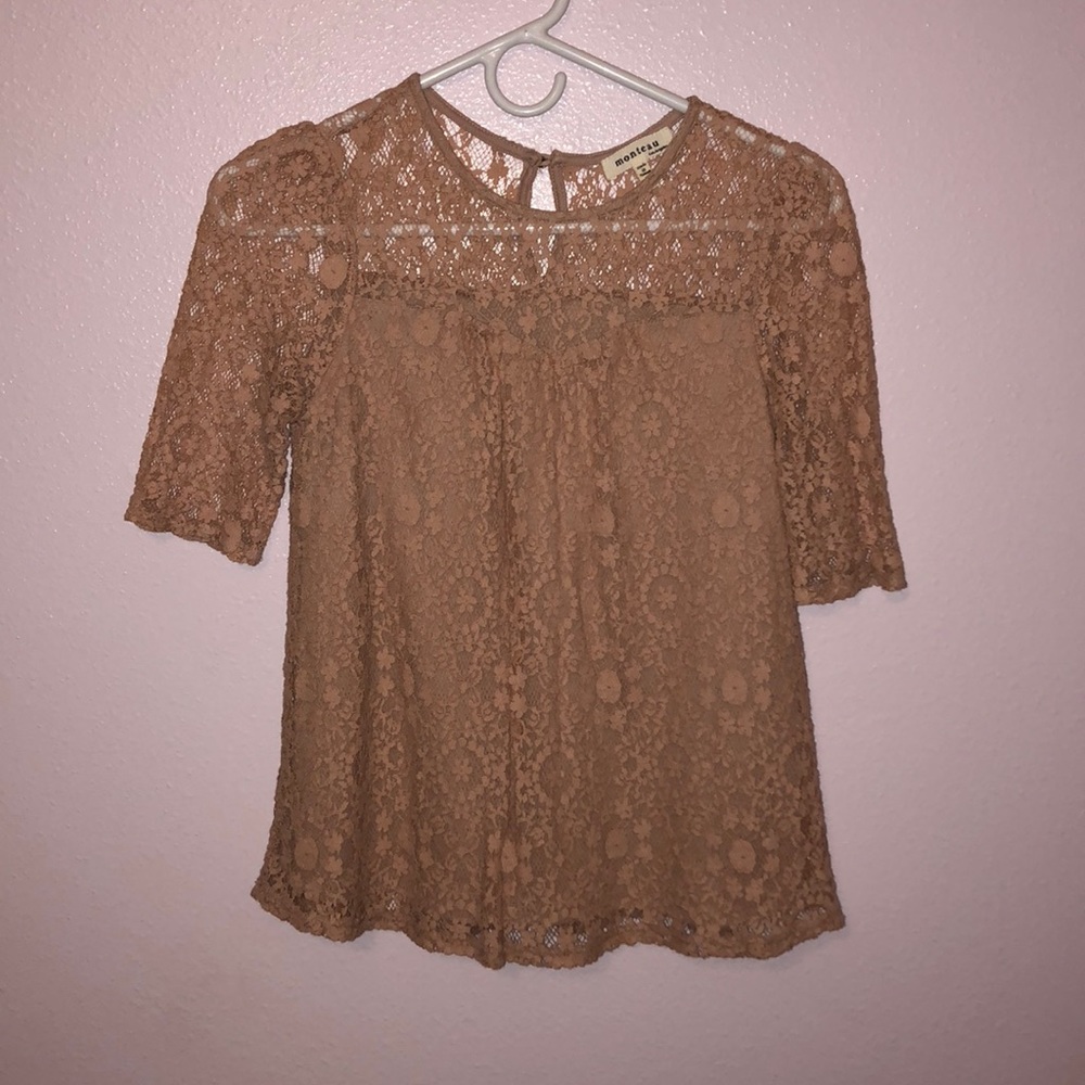 Pink Lace Top